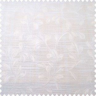 Cream and beige color beautiful natural hanging leaf designs texture horizontal lines polyester main curtain